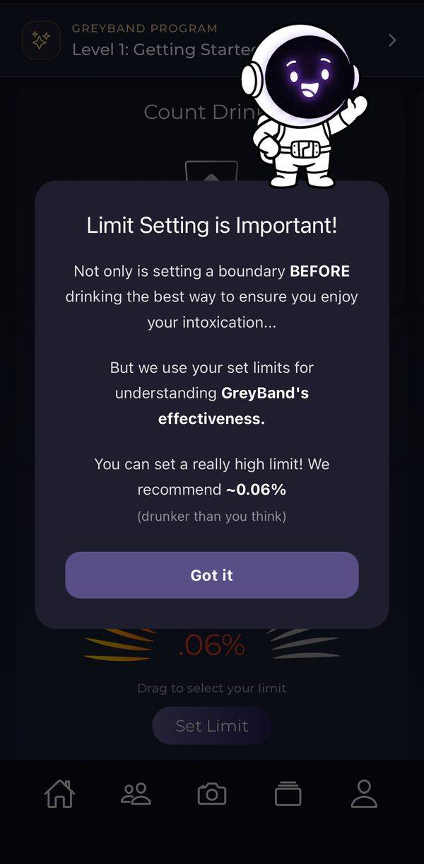 GreyBand app: Limit Setting is Important